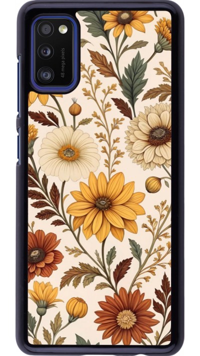 Samsung Galaxy A41 Case Hülle - Autumn 25 Flower pattern