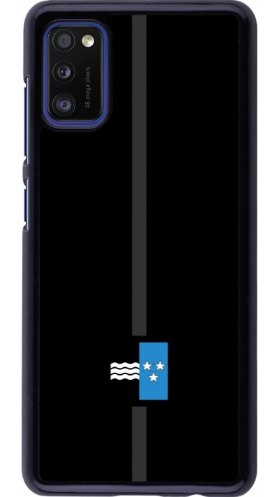 Coque Samsung Galaxy A41 - Canton AG noir