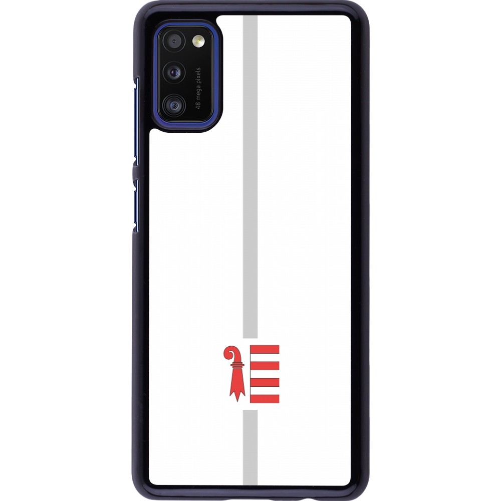 Coque Samsung Galaxy A41 - Canton JU blanc