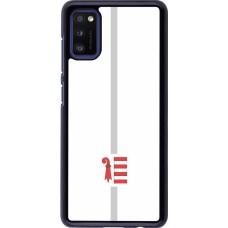 Coque Samsung Galaxy A41 - Canton JU blanc