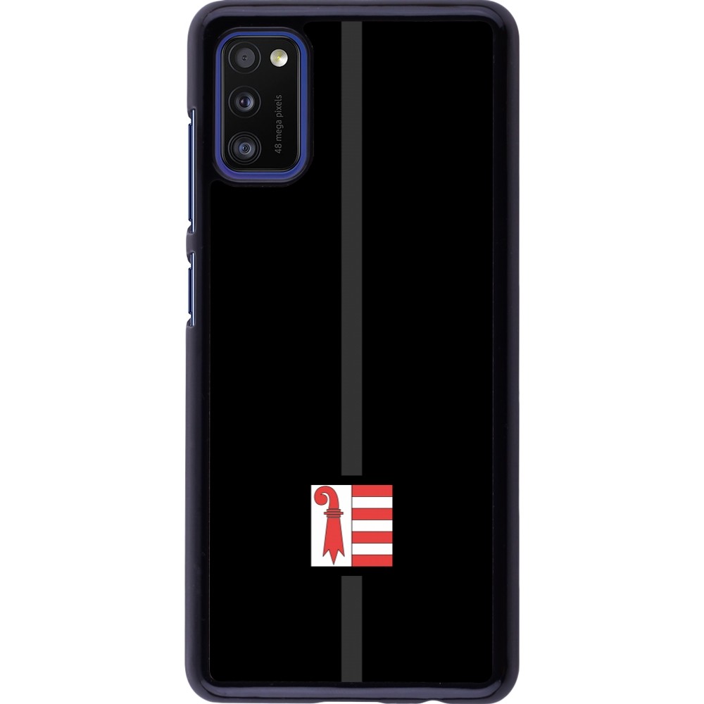 Coque Samsung Galaxy A41 - Canton JU noir