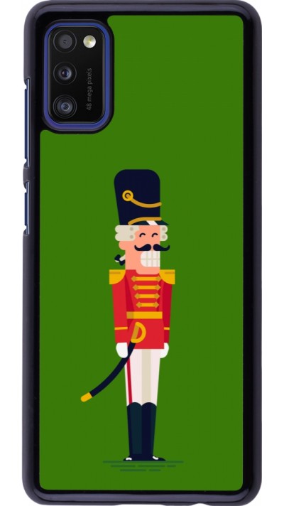 Coque Samsung Galaxy A41 - Christmas 25 Nutcracker Green