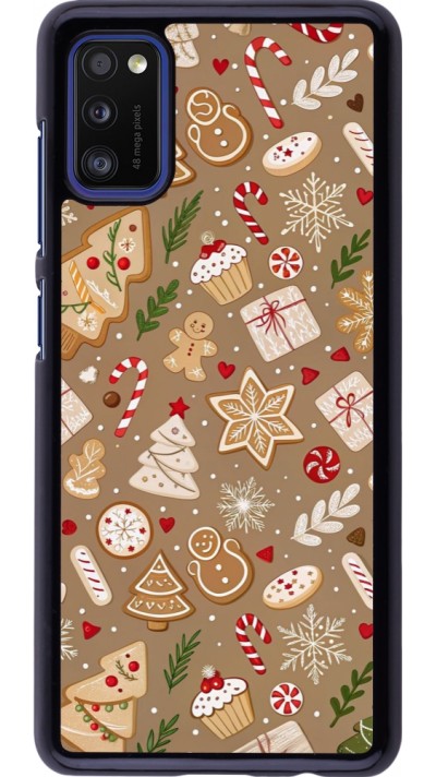 Coque Samsung Galaxy A41 - Christmas 25 Pattern Ginger Cookie