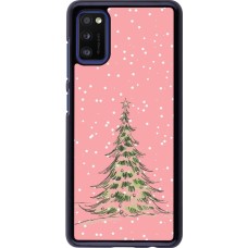 Samsung Galaxy A41 Case Hülle - Christmas 25 Pink Tree