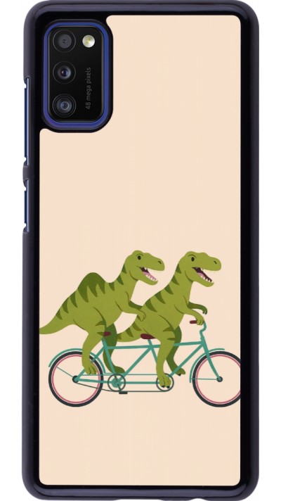 Coque Samsung Galaxy A41 - Dinosaurs on bikes 2026