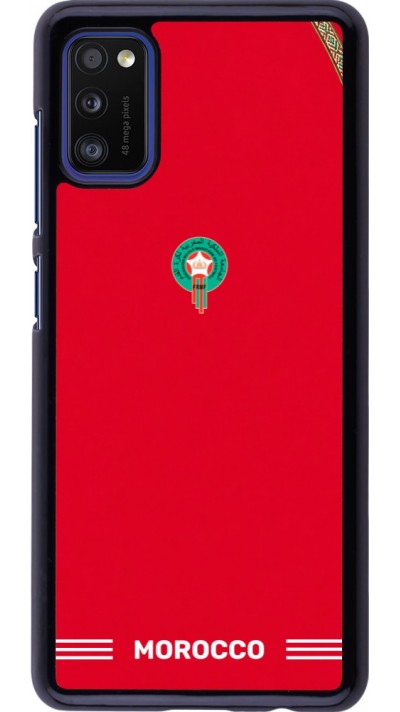 Coque Samsung Galaxy A41 - Maillot de football Maroc 2026 personnalisable