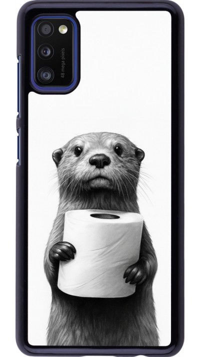 Samsung Galaxy A41 Case Hülle - Otter Toilettenpapier