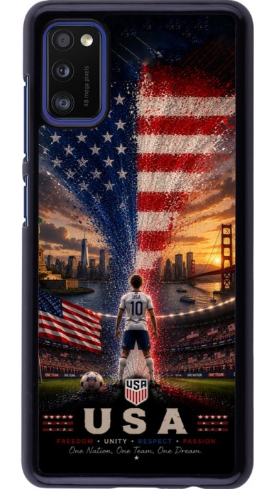 Coque Samsung Galaxy A41 - Football États-Unis splash 2026