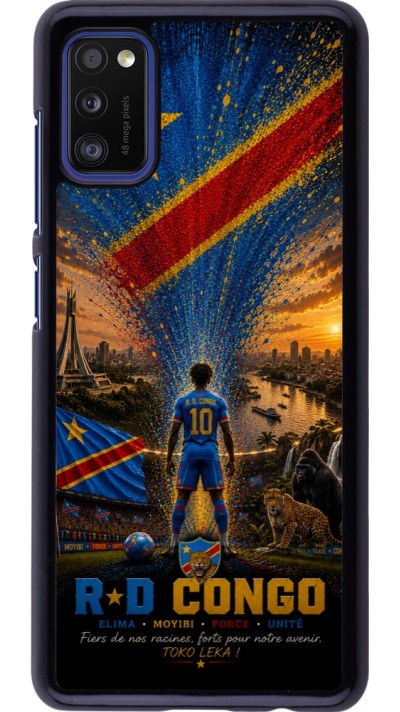 Coque Samsung Galaxy A41 - Football République démocratique du Congo splash 2026