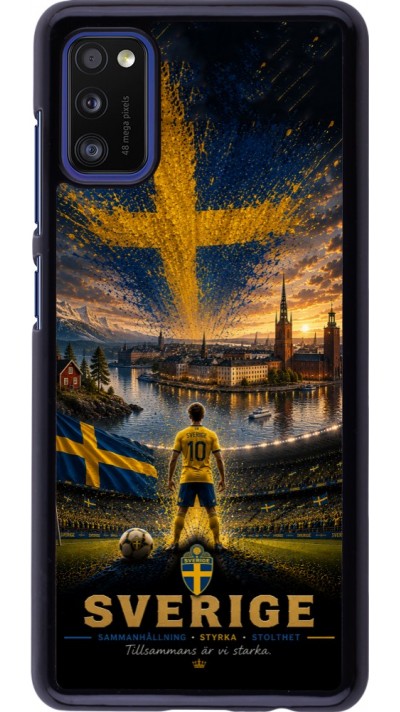 Coque Samsung Galaxy A41 - Football Suède splash 2026