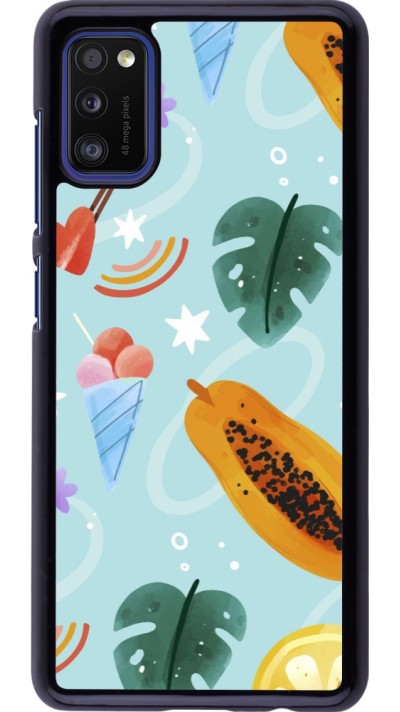 Coque Samsung Galaxy A41 - Summer 2025 Pattern papaya