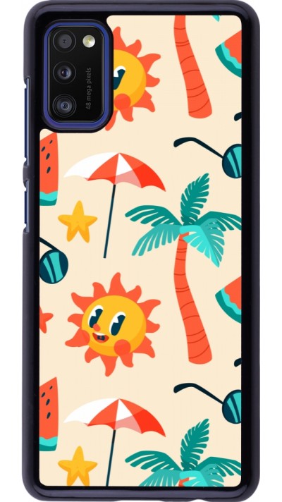 Coque Samsung Galaxy A41 - Summer 2025 Pattern soleil