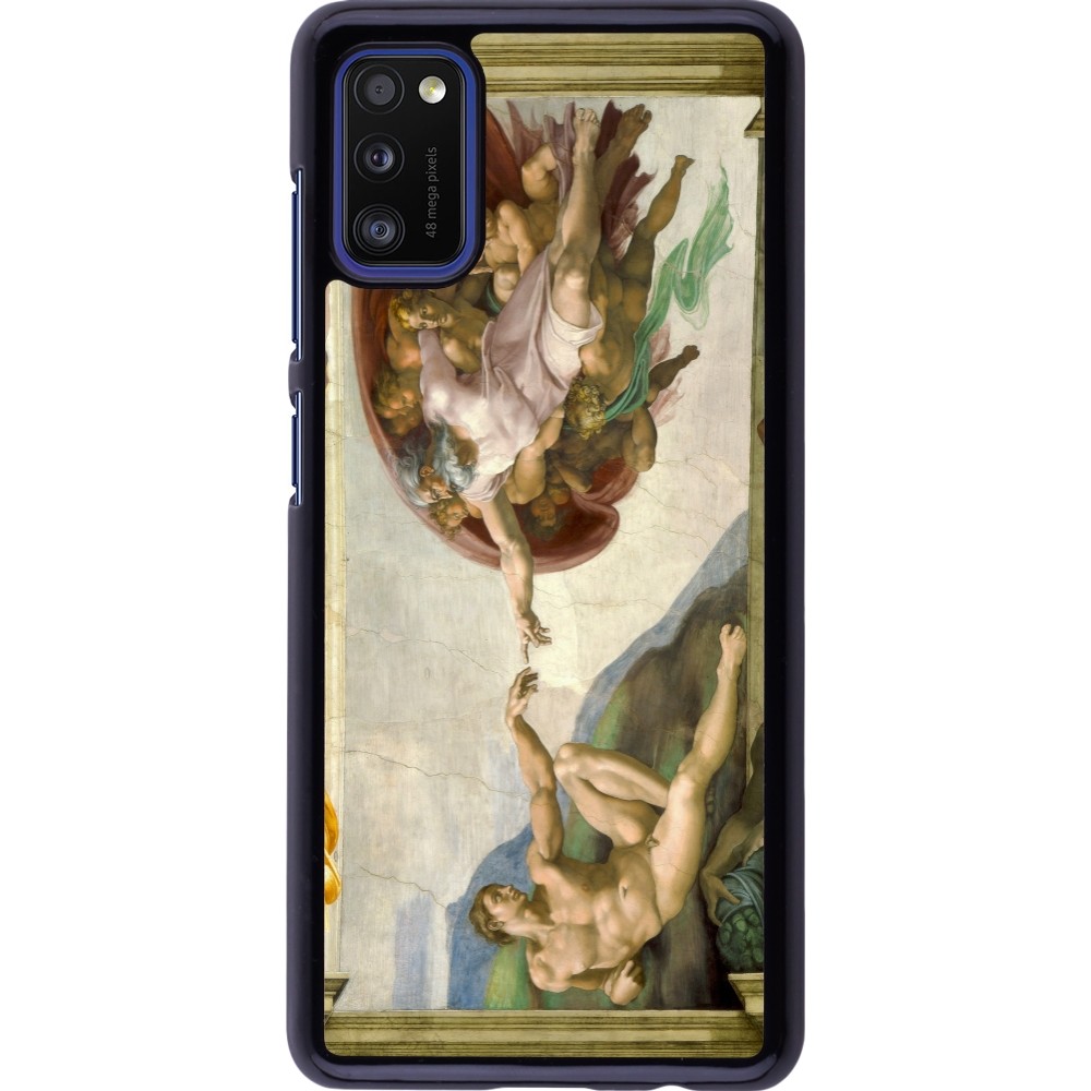 Samsung Galaxy A41 Case Hülle - Kunstbild - Die Erschaffung Adams - Michelangelo