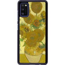 Samsung Galaxy A41 Case Hülle - Kunstbild - Sonnenblumen  - Van Gogh