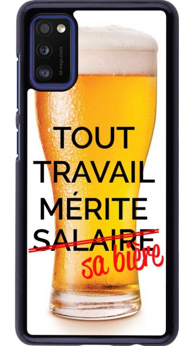 Coque Samsung Galaxy A41 - Tout travail mérite sa bière