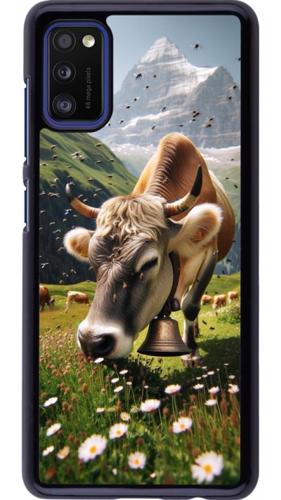 Coque Samsung Galaxy A41 - Vache montagne Valais
