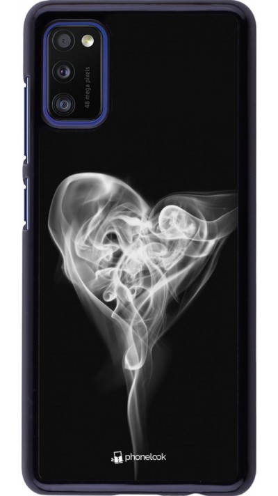 Coque Samsung Galaxy A41 - Valentine 2022 Black Smoke