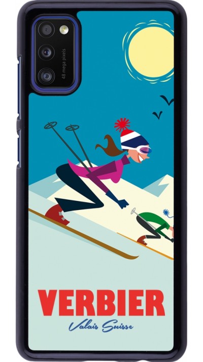 Coque Samsung Galaxy A41 - Verbier Ski Downhill