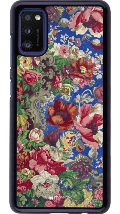 Coque Samsung Galaxy A41 - Vintage Art Flowers