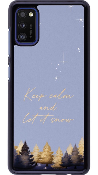 Coque Samsung Galaxy A41 - Winter 25 Winter illustration of trees