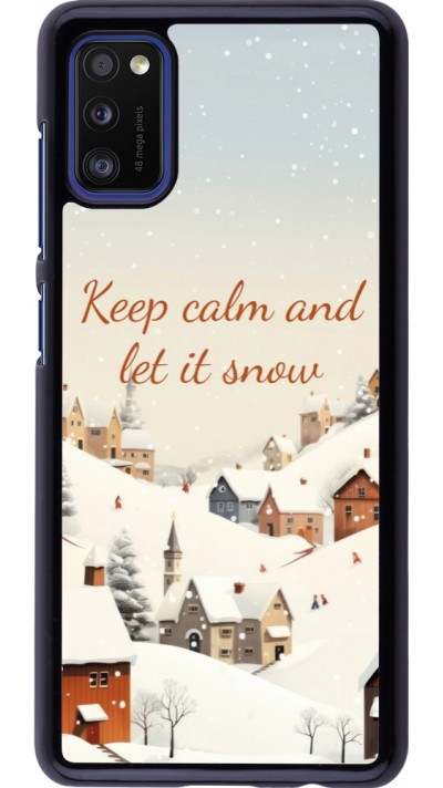 Coque Samsung Galaxy A41 - Winter 25 Winter Keep calm and let it snow