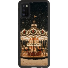 Samsung Galaxy A41 Case Hülle - Silikon schwarz Christmas 25 Carousel