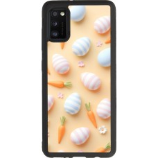 Samsung Galaxy A41 Case Hülle - Silikon schwarz Easter 2026 Pattern Easter