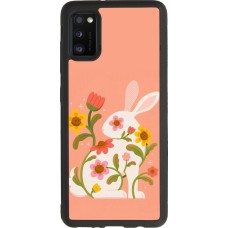 Coque Samsung Galaxy A41 - Silicone rigide noir Easter 2026 Rabbit collage