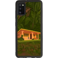 Coque Samsung Galaxy A41 - Silicone rigide noir Benitos house DTMF