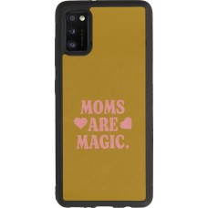 Samsung Galaxy A41 Case Hülle - Silikon schwarz Mom 2026 Are Magic