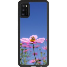 Coque Samsung Galaxy A41 - Silicone rigide noir Bee on a flower 2026