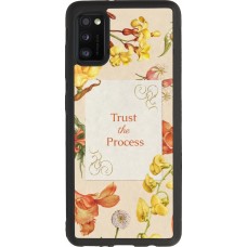 Coque Samsung Galaxy A41 - Silicone rigide noir Trust the process 2026