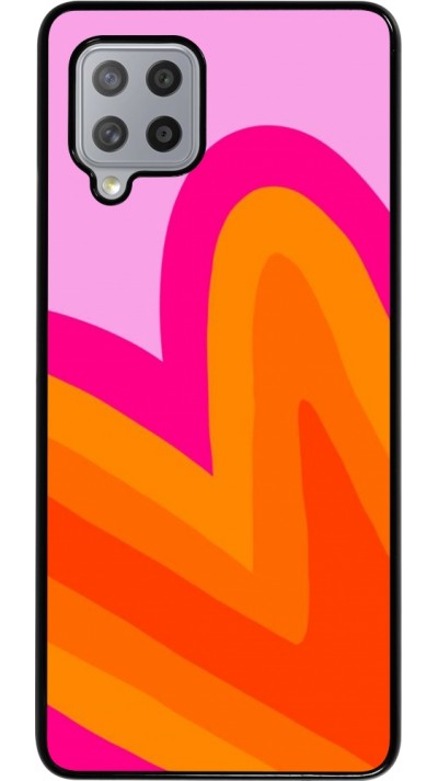 Coque Samsung Galaxy A42 5G - Valentine 2024 heart gradient