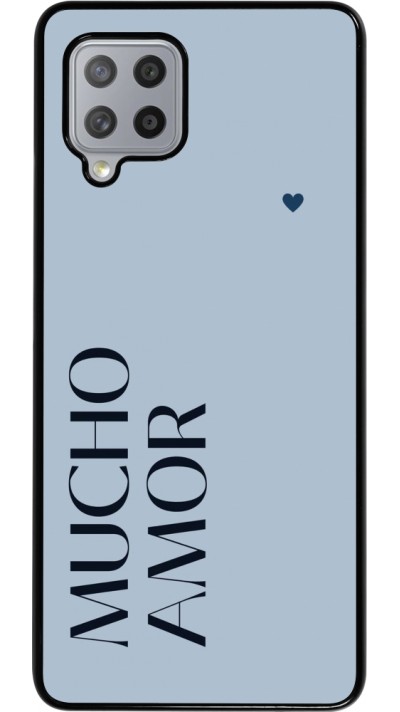 Coque Samsung Galaxy A42 5G - Valentine 2024 mucho amor azul