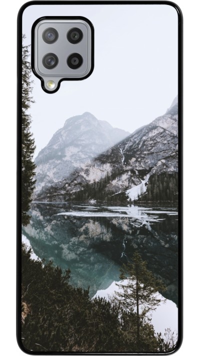 Coque Samsung Galaxy A42 5G - Winter 22 snowy mountain and lake