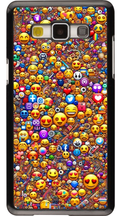 Samsung Galaxy A5 (2015) Case Hülle - Emoji gemischt