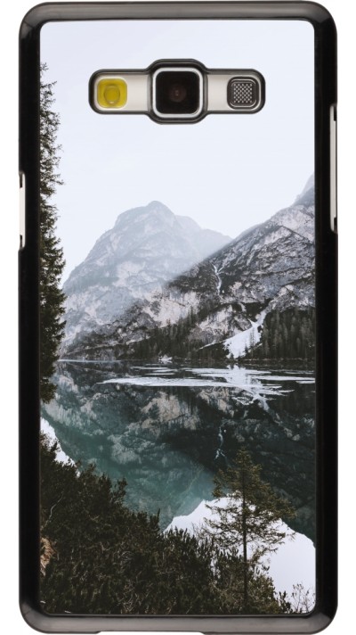 Samsung Galaxy A5 (2015) Case Hülle - Winter 22 snowy mountain and lake