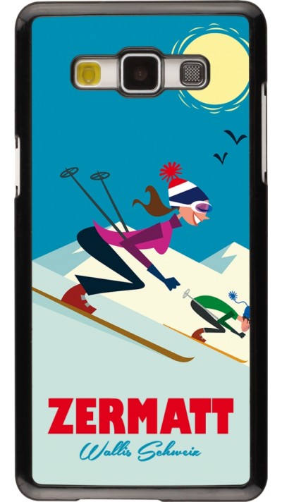 Samsung Galaxy A5 (2015) Case Hülle - Zermatt Ski Downhill