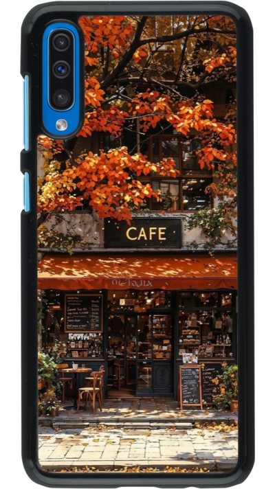 Samsung Galaxy A50 Case Hülle - Autumn 25 Coffee shop