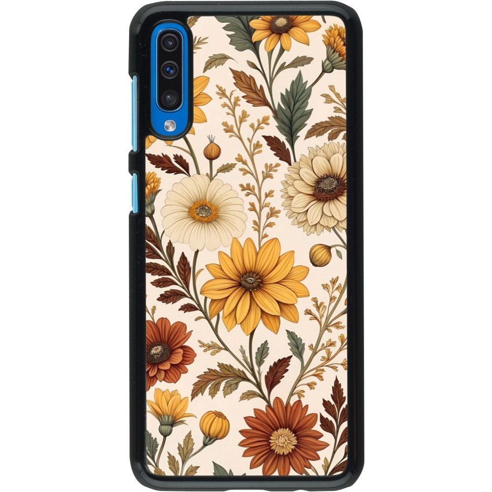 Samsung Galaxy A50 Case Hülle - Autumn 25 Flower pattern