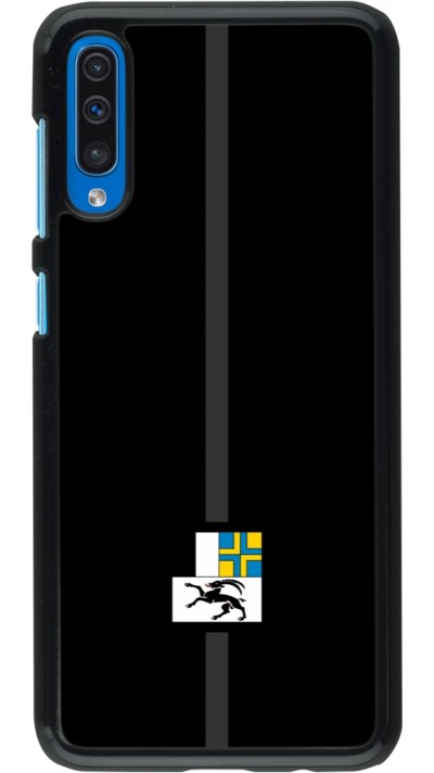 Samsung Galaxy A50 Case Hülle - Kanton GR schwarz