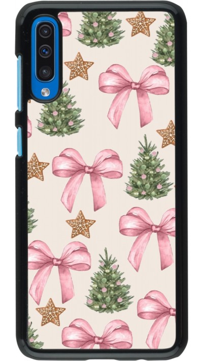 Coque Samsung Galaxy A50 - Christmas 25 Vintage Ribbons