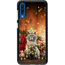 Samsung Galaxy A50 Case Hülle - Christmas 25 Xmas Cat