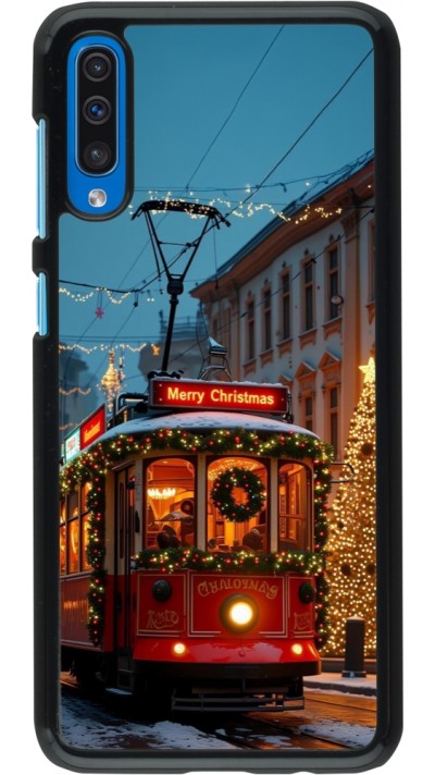 Coque Samsung Galaxy A50 - Christmas 25 Xmas Train