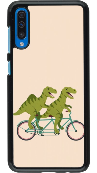 Coque Samsung Galaxy A50 - Dinosaurs on bikes 2026