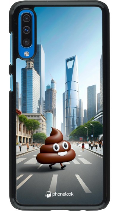 Samsung Galaxy A50 Case Hülle - Kackhaufen Emoji Spaziergang