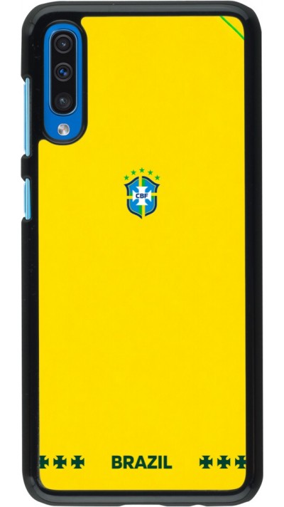 Coque Samsung Galaxy A50 - Maillot de football Bresil 2026 personnalisable
