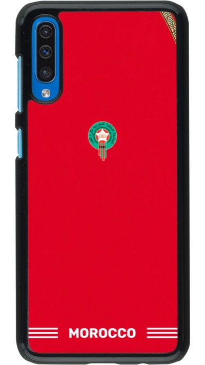 Coque Samsung Galaxy A50 - Maillot de football Maroc 2026 personnalisable