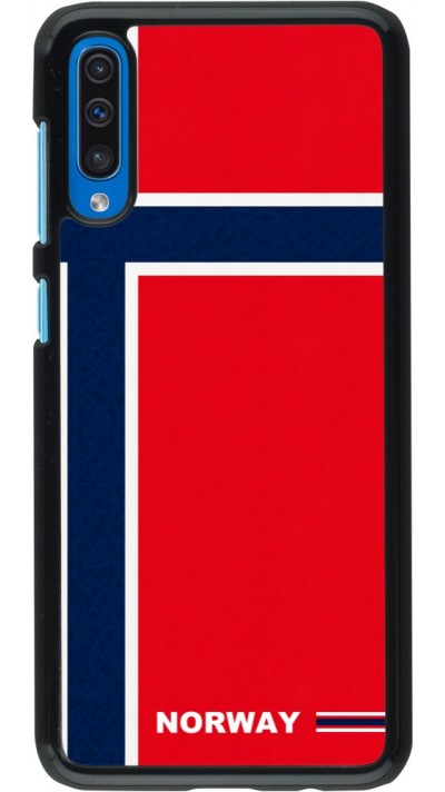 Coque Samsung Galaxy A50 - Maillot de football Norvège 2026 personnalisable