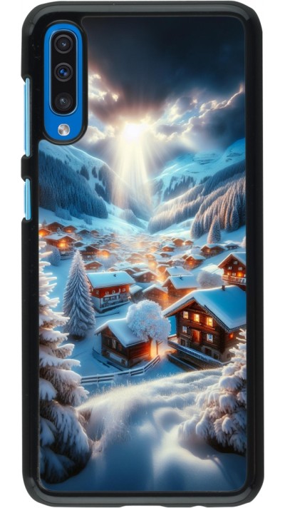 Coque Samsung Galaxy A50 - Mont Neige Lumière